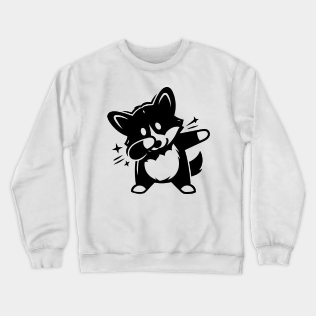 Corgi Dabbing Crewneck Sweatshirt by Signum